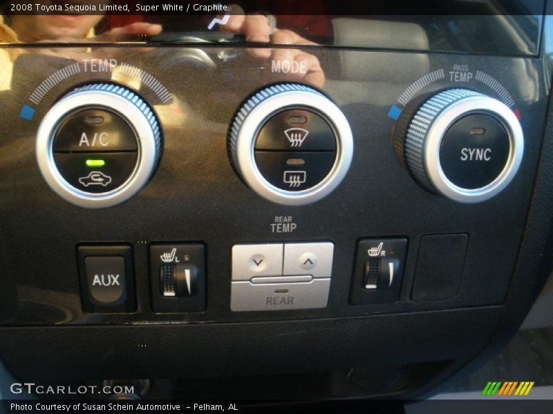 Super White / Graphite 2008 Toyota Sequoia Limited