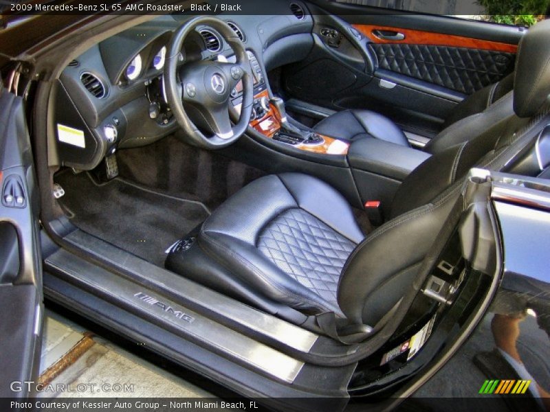  2009 SL 65 AMG Roadster Black Interior