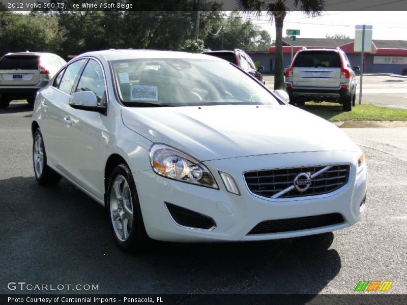 Ice White / Soft Beige 2012 Volvo S60 T5