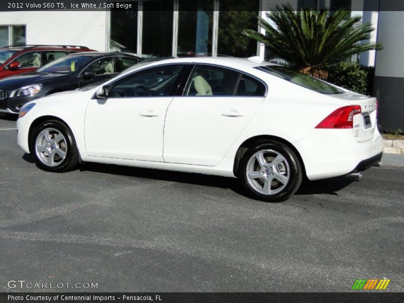 Ice White / Soft Beige 2012 Volvo S60 T5