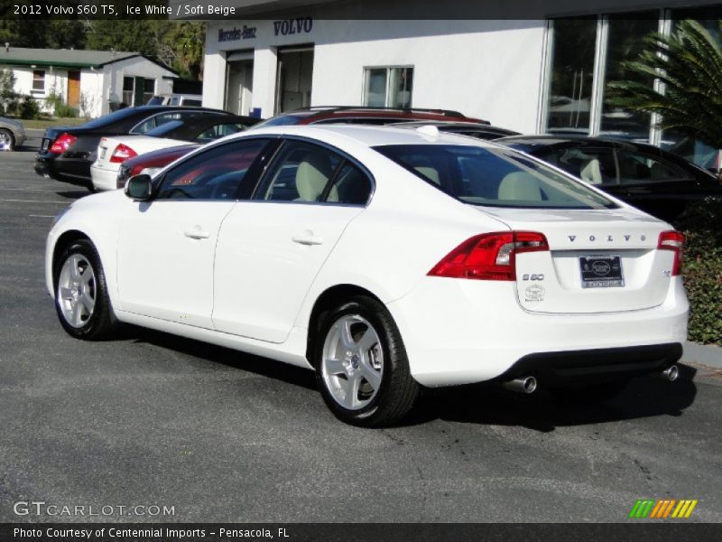 Ice White / Soft Beige 2012 Volvo S60 T5