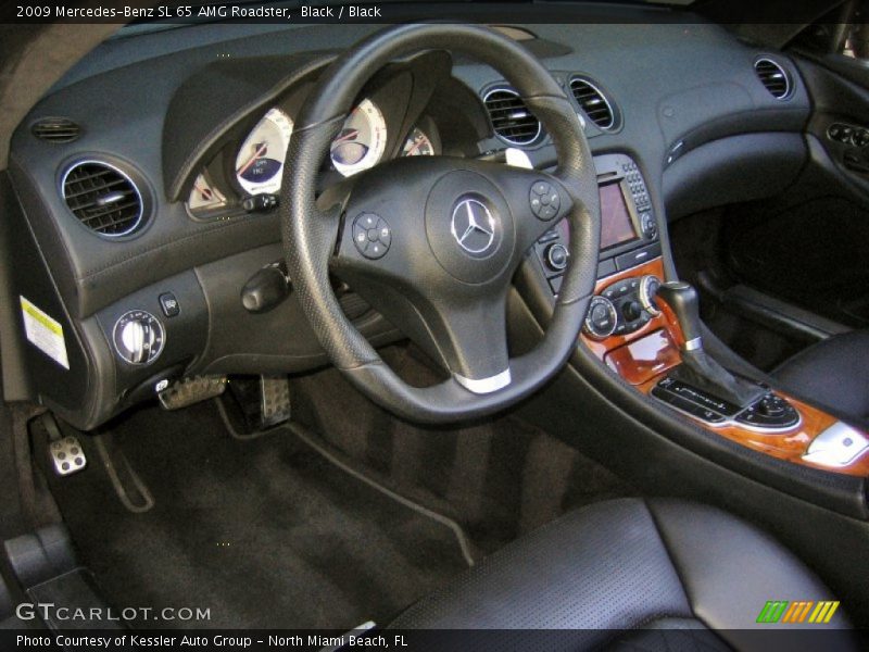  2009 SL 65 AMG Roadster Black Interior