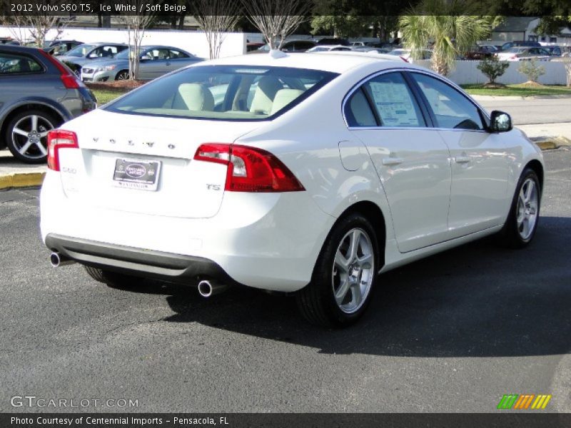 Ice White / Soft Beige 2012 Volvo S60 T5