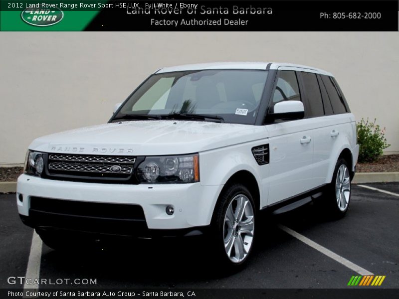 Fuji White / Ebony 2012 Land Rover Range Rover Sport HSE LUX