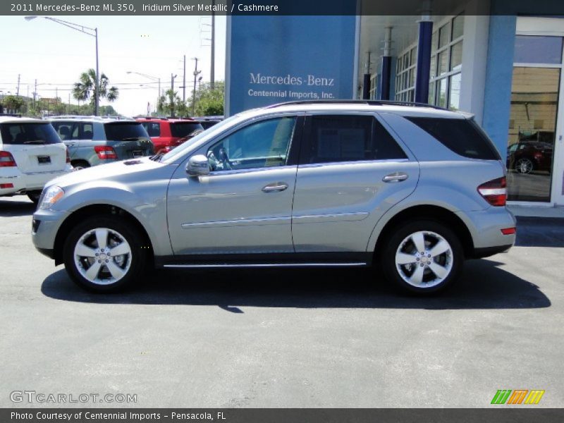 Iridium Silver Metallic / Cashmere 2011 Mercedes-Benz ML 350