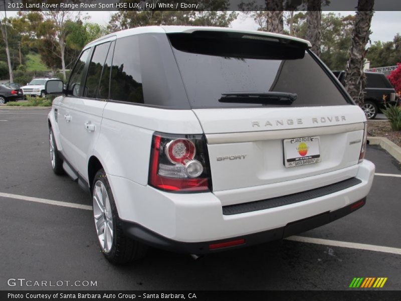 Fuji White / Ebony 2012 Land Rover Range Rover Sport HSE LUX