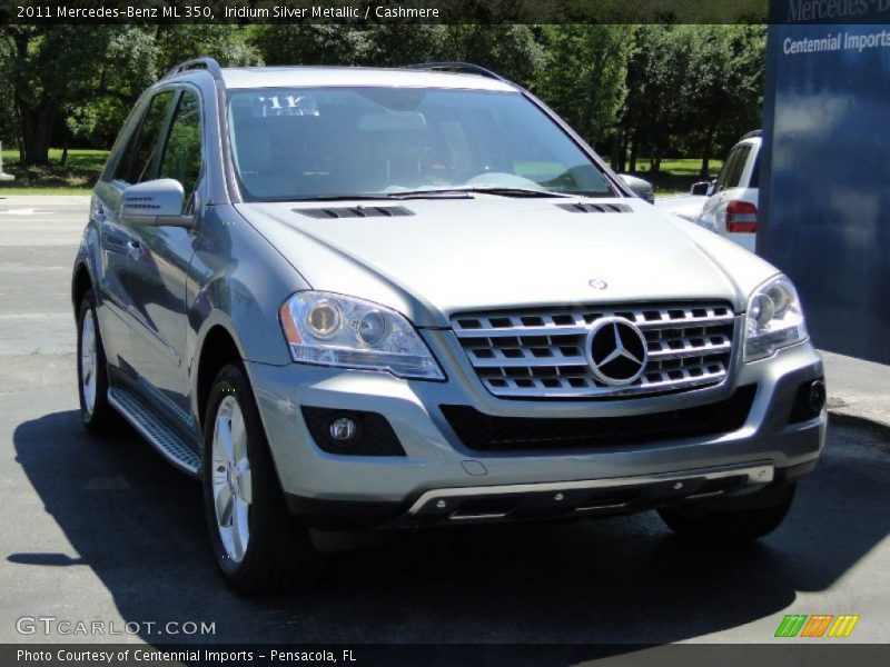 Iridium Silver Metallic / Cashmere 2011 Mercedes-Benz ML 350