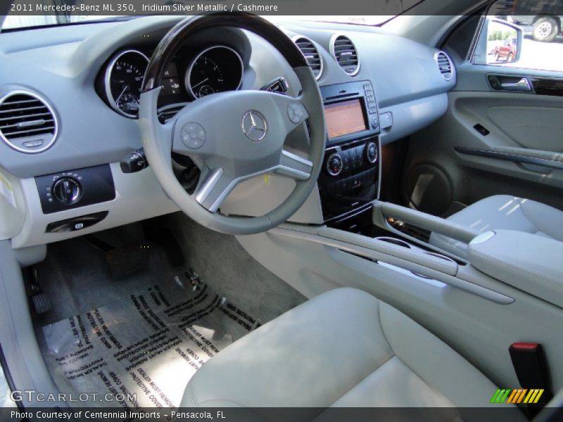 Iridium Silver Metallic / Cashmere 2011 Mercedes-Benz ML 350