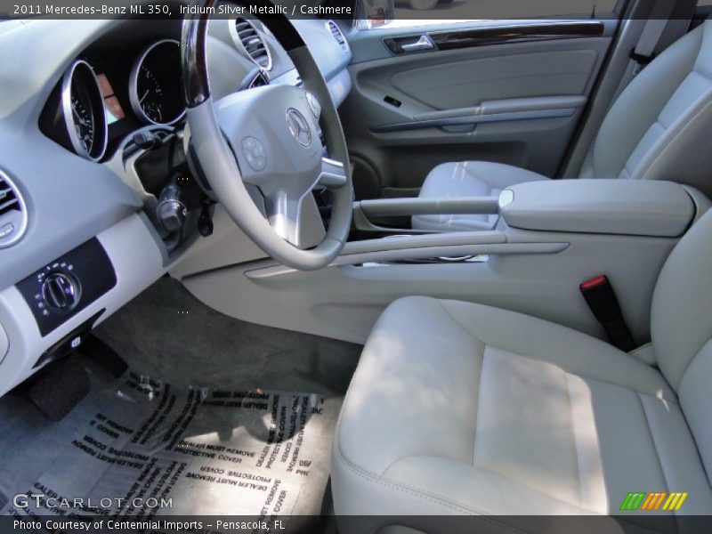 Iridium Silver Metallic / Cashmere 2011 Mercedes-Benz ML 350