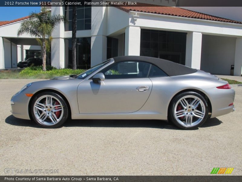  2012 New 911 Carrera S Cabriolet Platinum Silver Metallic