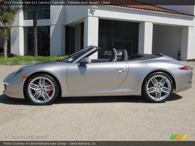  2012 New 911 Carrera S Cabriolet Platinum Silver Metallic