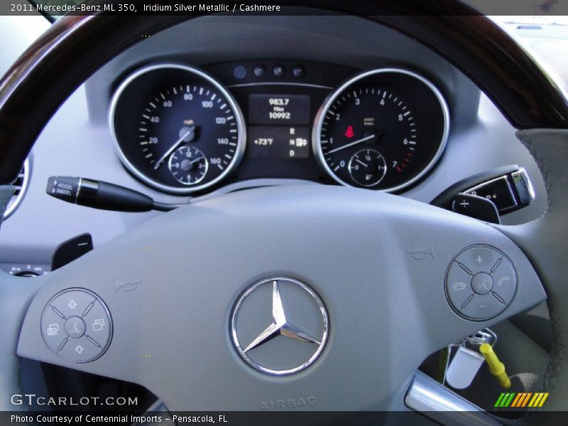 Iridium Silver Metallic / Cashmere 2011 Mercedes-Benz ML 350