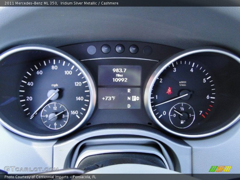 Iridium Silver Metallic / Cashmere 2011 Mercedes-Benz ML 350