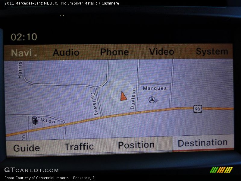 Iridium Silver Metallic / Cashmere 2011 Mercedes-Benz ML 350