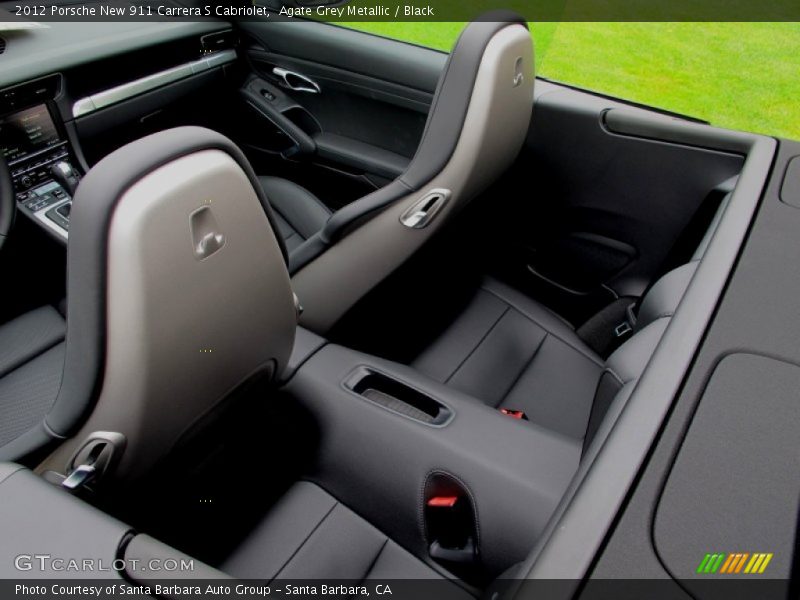 Agate Grey Metallic / Black 2012 Porsche New 911 Carrera S Cabriolet