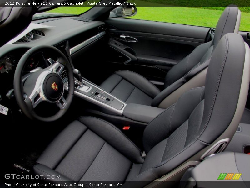  2012 New 911 Carrera S Cabriolet Black Interior