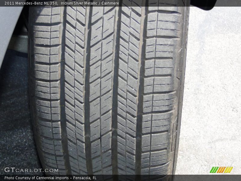 Iridium Silver Metallic / Cashmere 2011 Mercedes-Benz ML 350
