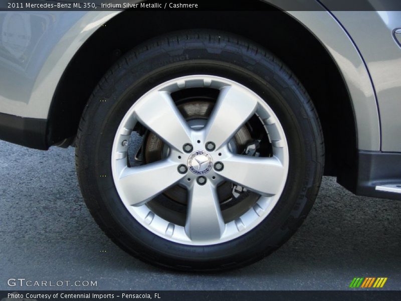 Iridium Silver Metallic / Cashmere 2011 Mercedes-Benz ML 350