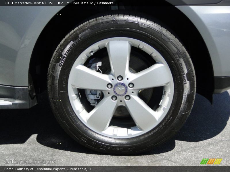 Iridium Silver Metallic / Cashmere 2011 Mercedes-Benz ML 350