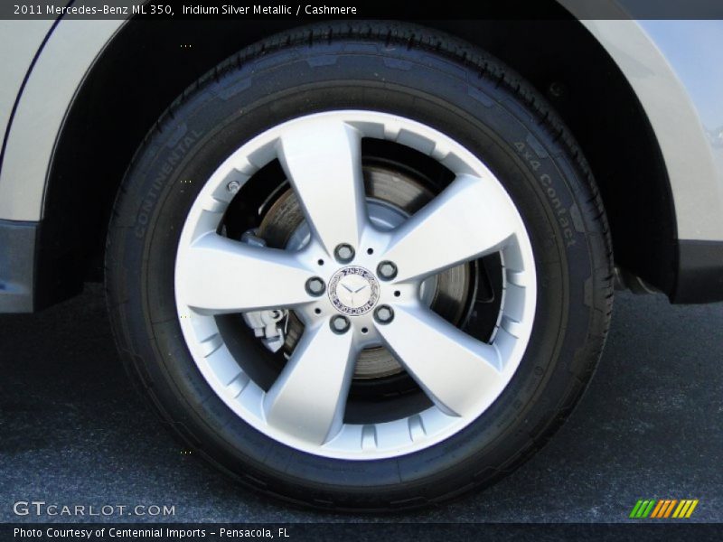 Iridium Silver Metallic / Cashmere 2011 Mercedes-Benz ML 350