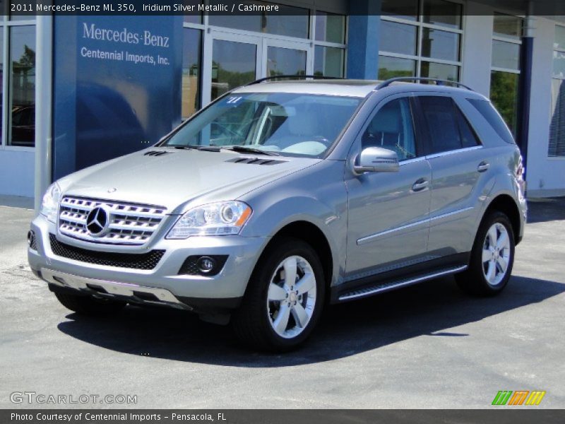 Iridium Silver Metallic / Cashmere 2011 Mercedes-Benz ML 350
