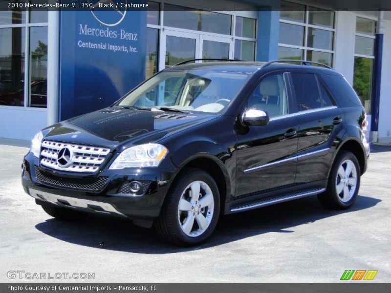 Black / Cashmere 2010 Mercedes-Benz ML 350