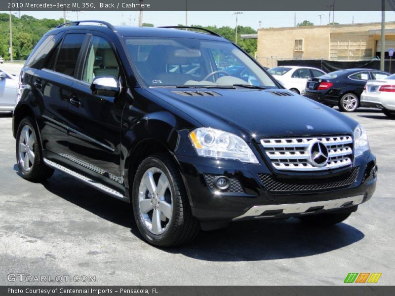 Black / Cashmere 2010 Mercedes-Benz ML 350