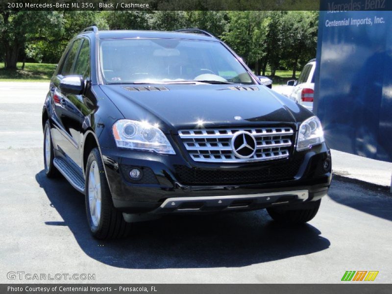 Black / Cashmere 2010 Mercedes-Benz ML 350