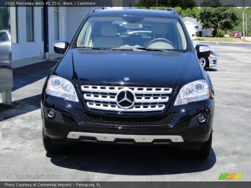 Black / Cashmere 2010 Mercedes-Benz ML 350
