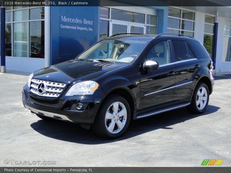 Black / Cashmere 2010 Mercedes-Benz ML 350