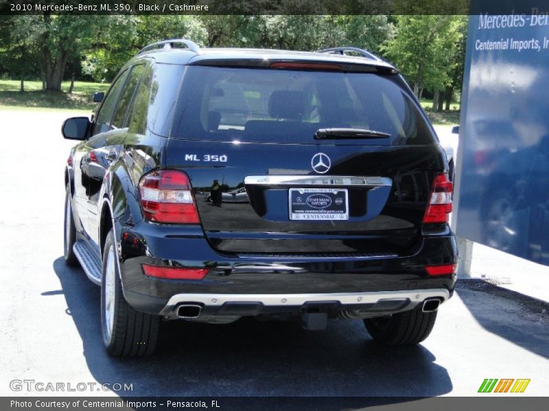 Black / Cashmere 2010 Mercedes-Benz ML 350