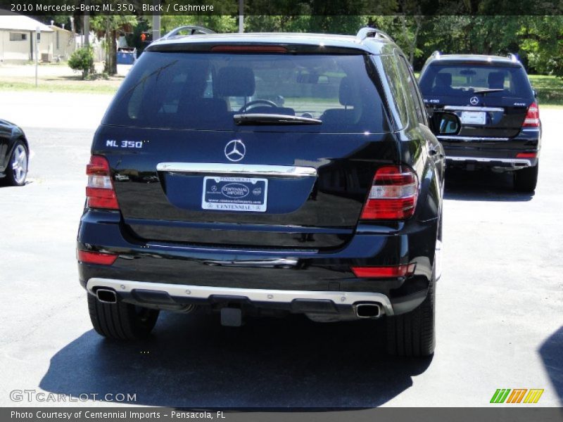 Black / Cashmere 2010 Mercedes-Benz ML 350
