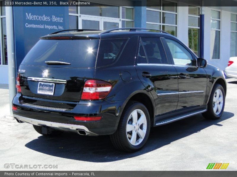 Black / Cashmere 2010 Mercedes-Benz ML 350
