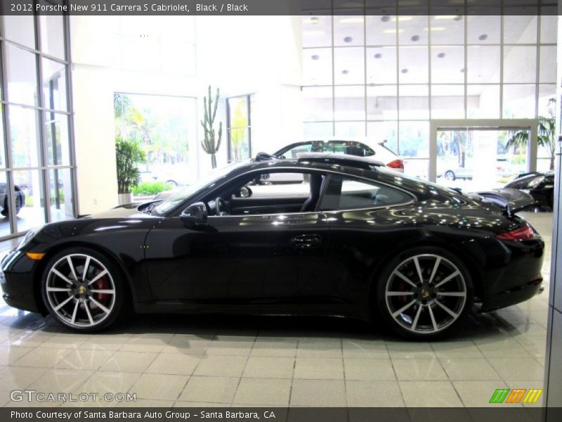 Black / Black 2012 Porsche New 911 Carrera S Cabriolet