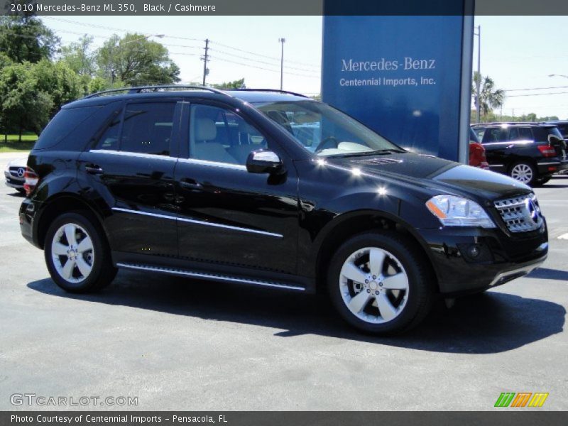 Black / Cashmere 2010 Mercedes-Benz ML 350