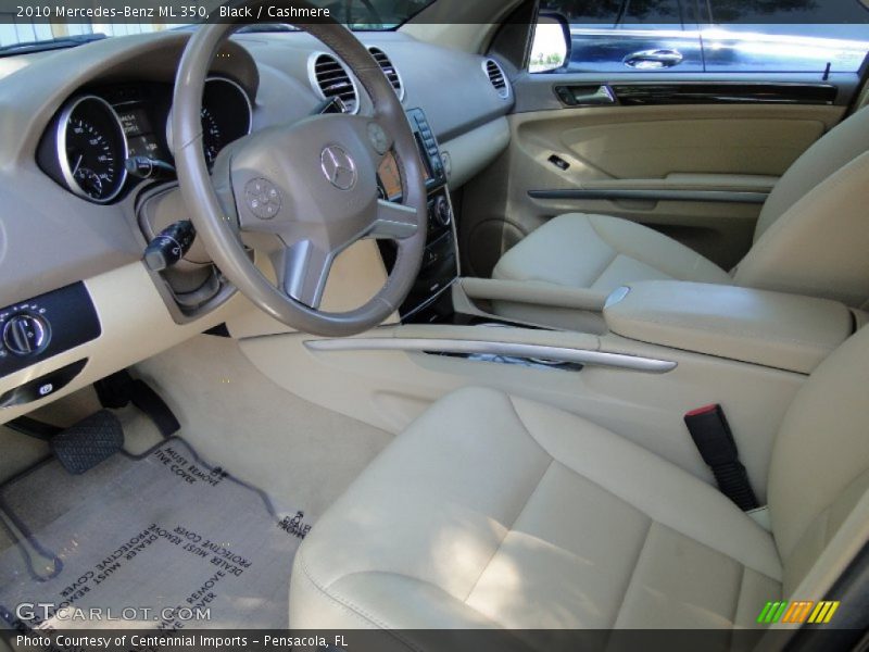 Black / Cashmere 2010 Mercedes-Benz ML 350