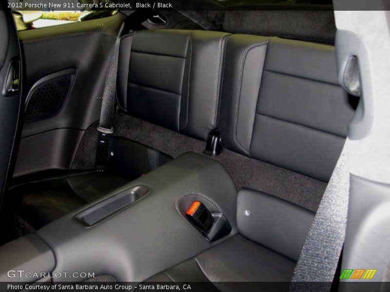 Black / Black 2012 Porsche New 911 Carrera S Cabriolet