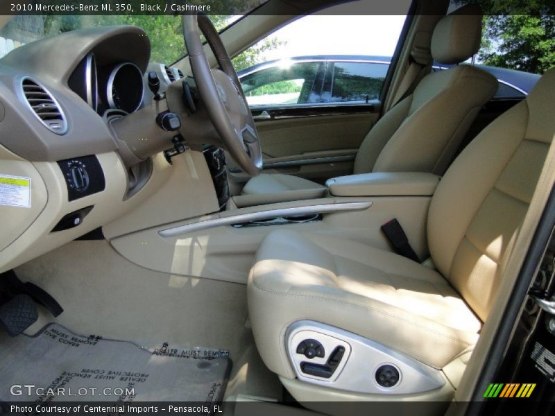 Black / Cashmere 2010 Mercedes-Benz ML 350