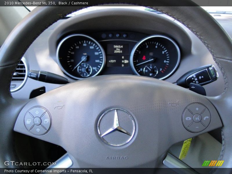 Black / Cashmere 2010 Mercedes-Benz ML 350