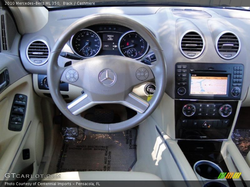 Black / Cashmere 2010 Mercedes-Benz ML 350