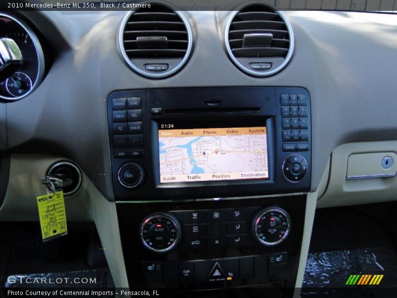 Black / Cashmere 2010 Mercedes-Benz ML 350