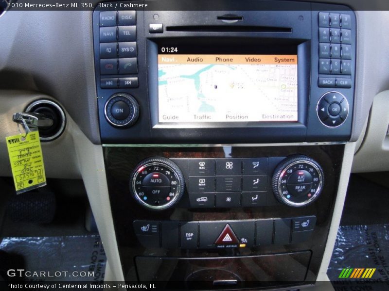 Black / Cashmere 2010 Mercedes-Benz ML 350