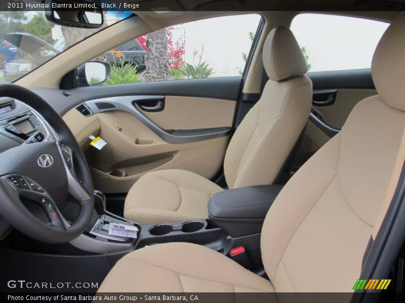  2013 Elantra Limited Beige Interior