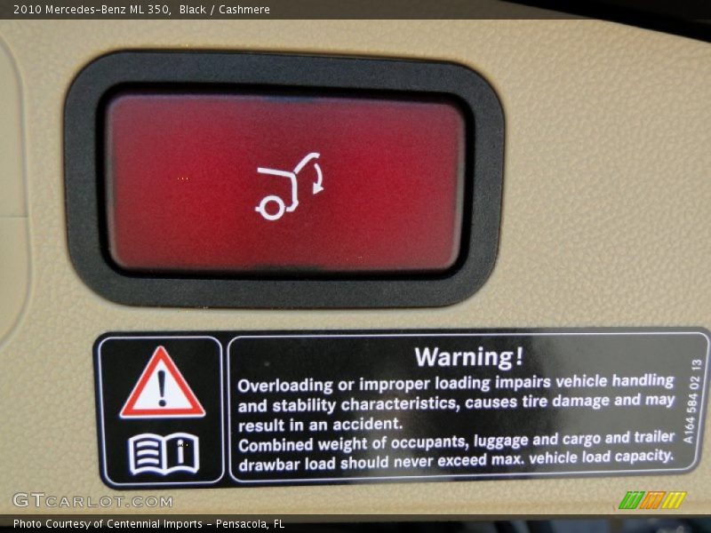 Black / Cashmere 2010 Mercedes-Benz ML 350