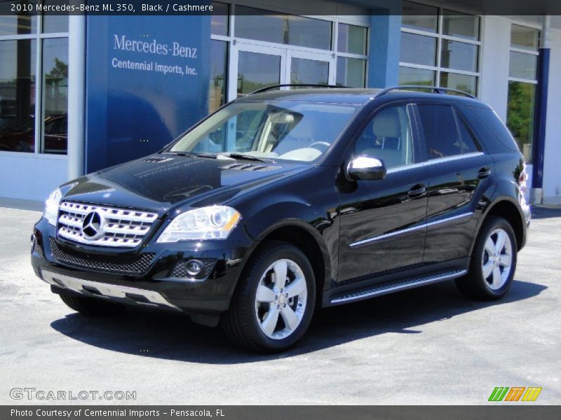 Black / Cashmere 2010 Mercedes-Benz ML 350