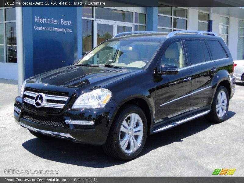 Black / Cashmere 2012 Mercedes-Benz GL 450 4Matic