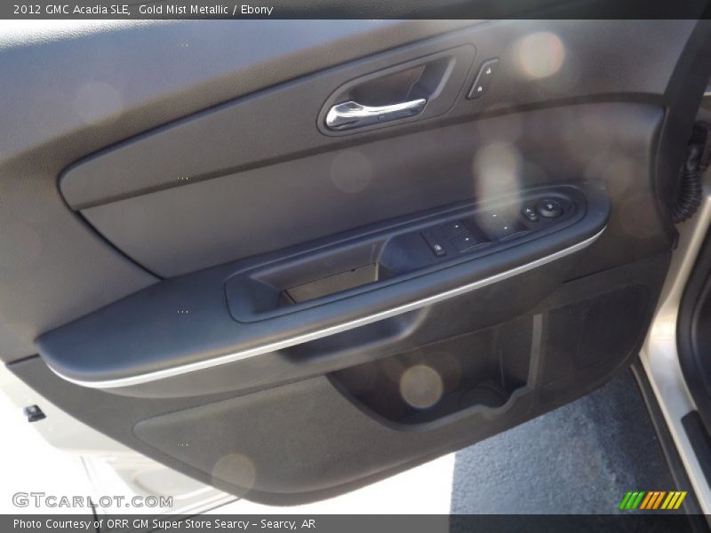 Gold Mist Metallic / Ebony 2012 GMC Acadia SLE