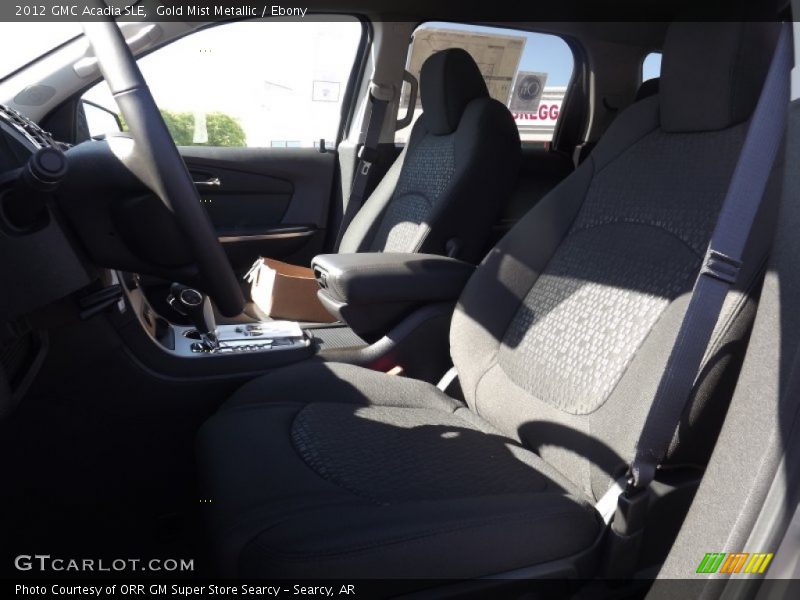 Gold Mist Metallic / Ebony 2012 GMC Acadia SLE
