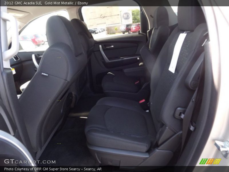 Gold Mist Metallic / Ebony 2012 GMC Acadia SLE