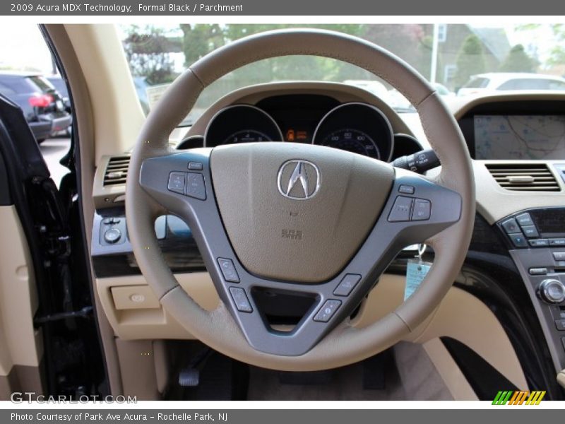 Formal Black / Parchment 2009 Acura MDX Technology